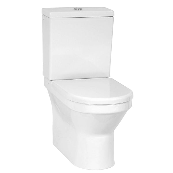 VitrA S50 close coupled toilet with soft close seat