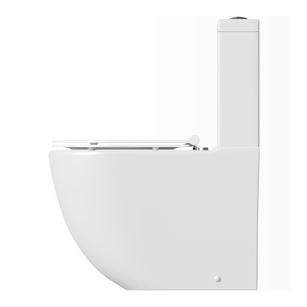 Mode Harrison close coupled toilet inc slimline soft close seat