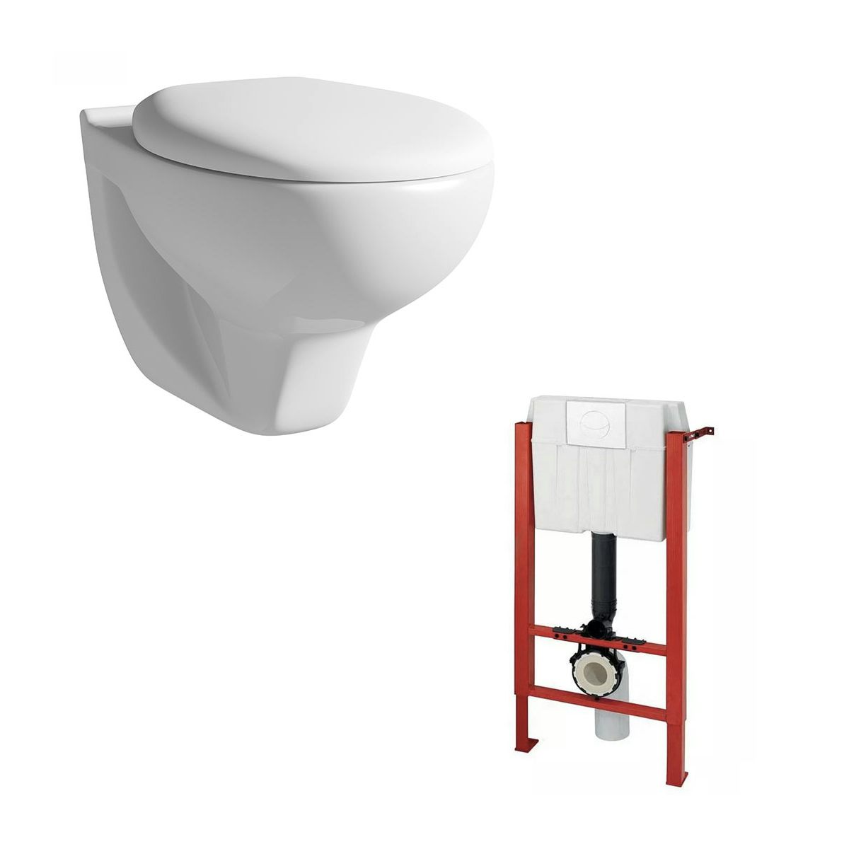 Orchard Elena wall hung toilet and wall mounting frame