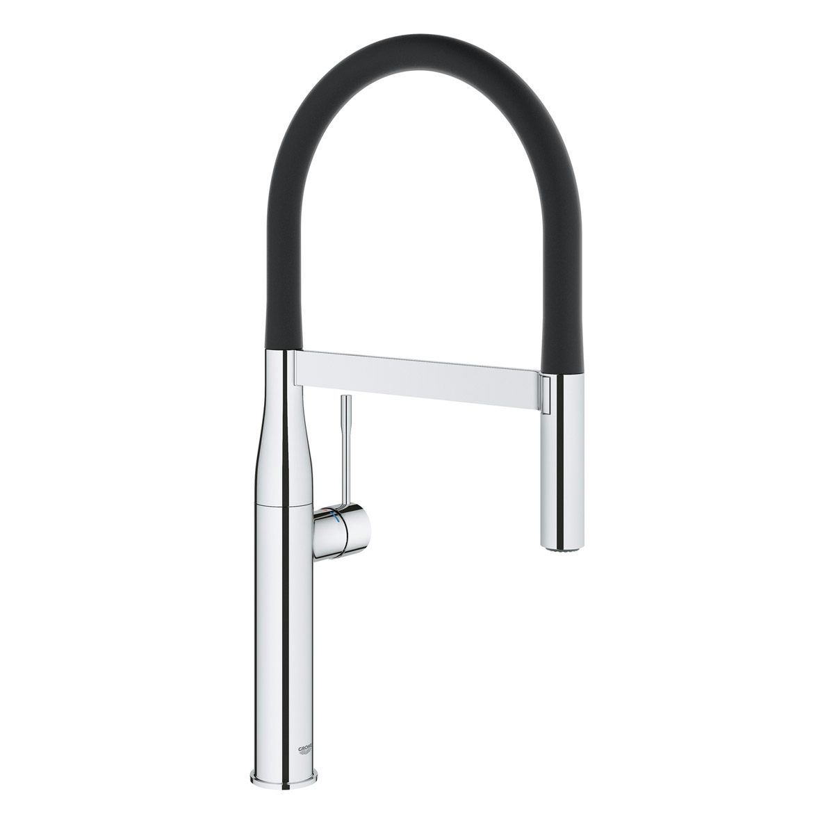 Grohe Essence kitchen tap with pull down spout and tap adaptor