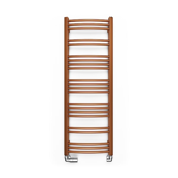Terma Jade glavanised copper designer towel rail