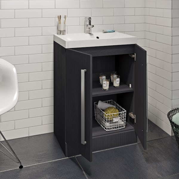 Orchard Wye essen furniture package with vanity unit 600mm