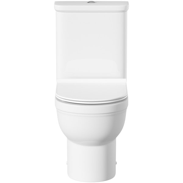Orchard Elsdon close coupled toilet with soft close slim seat