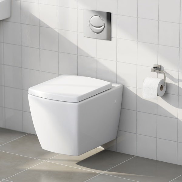 Montreal Wall Hung Toilet inc Luxury Soft Close Seat