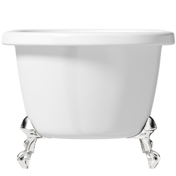 The Bath Co. Traditional double ended roll top bath with ball and claw feet 1700 x 750