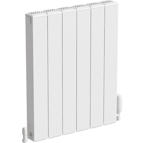The Heating Co. Edmonton horizontal textured white aluminium radiator