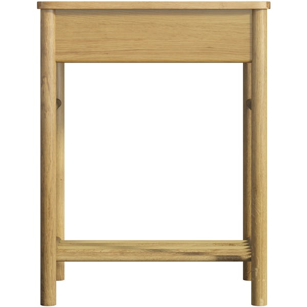 South Bank natural washstand with top