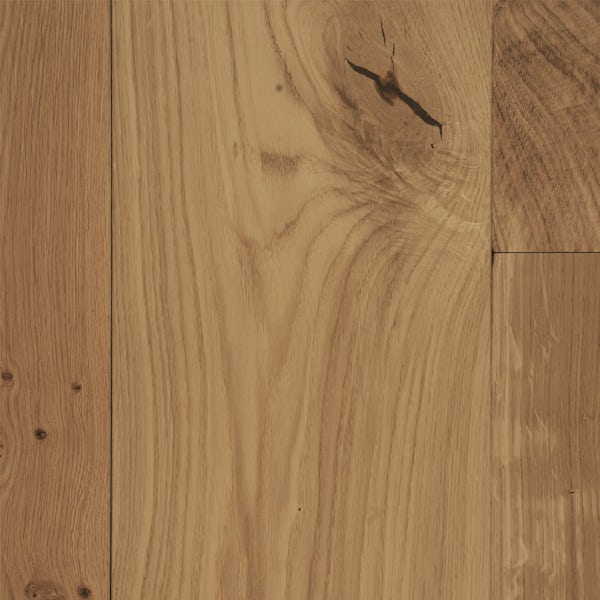 Tuscan Grande rustic oak multiply flat sanded engineered wood flooring