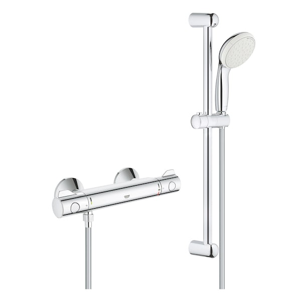 Grohe Grohtherm 800 exposed thermostatic shower set
