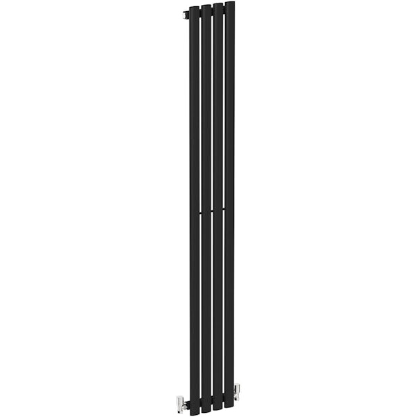 The Tap Factory Vibrance black vertical panel radiator