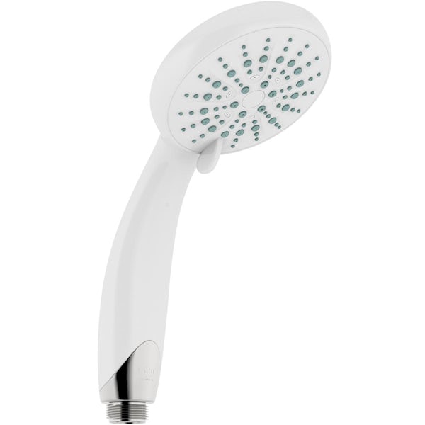 Mira Nectar 110mm 5 spray shower head in white