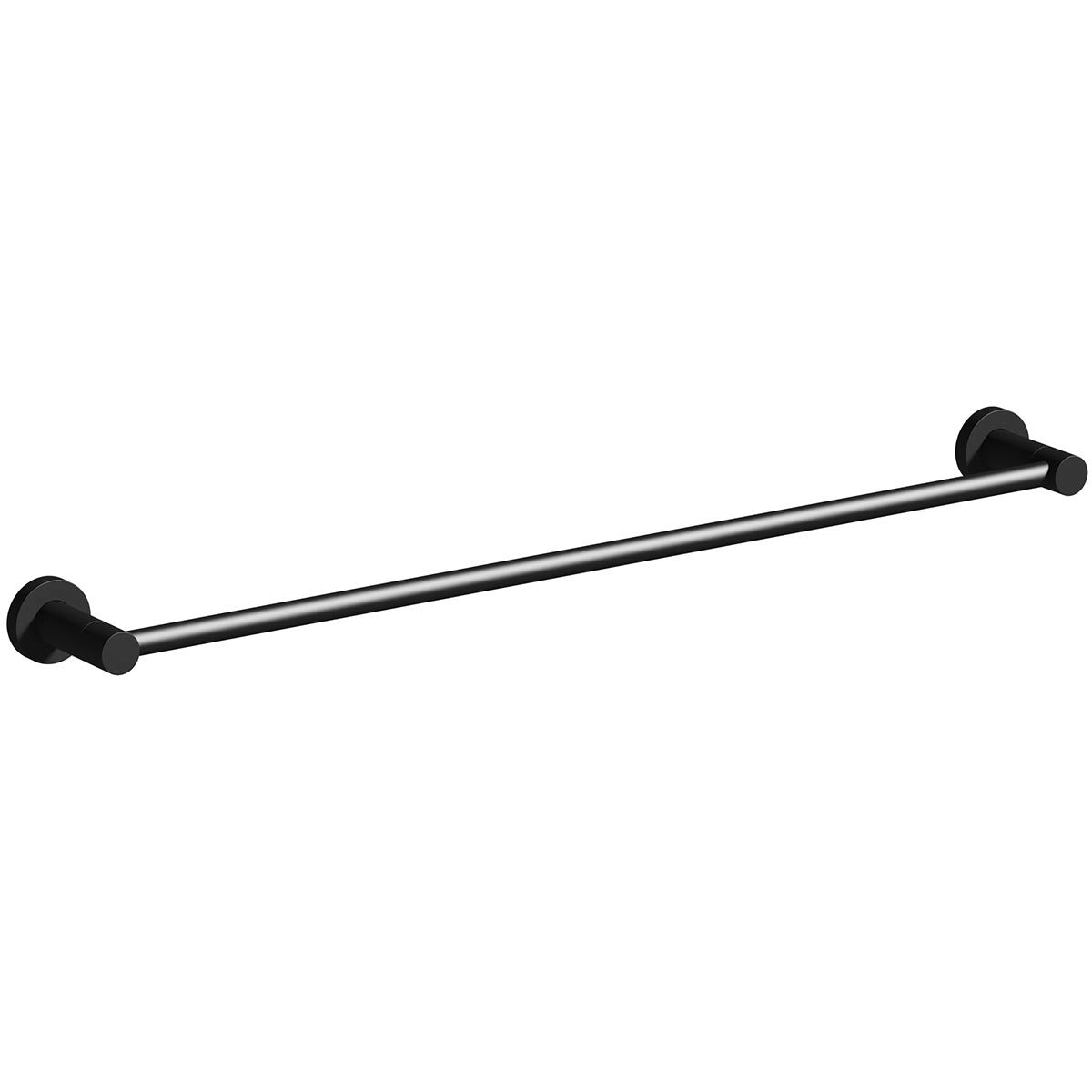 Accents Deacon matt black single towel rail at VictoriaPlum.com