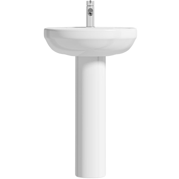 Orchard Eden II 510 full pedestal basin with 1 tap hole