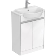 Ideal Standard Concept Air Arc 1 tap hole wall hung basin 500mm ...