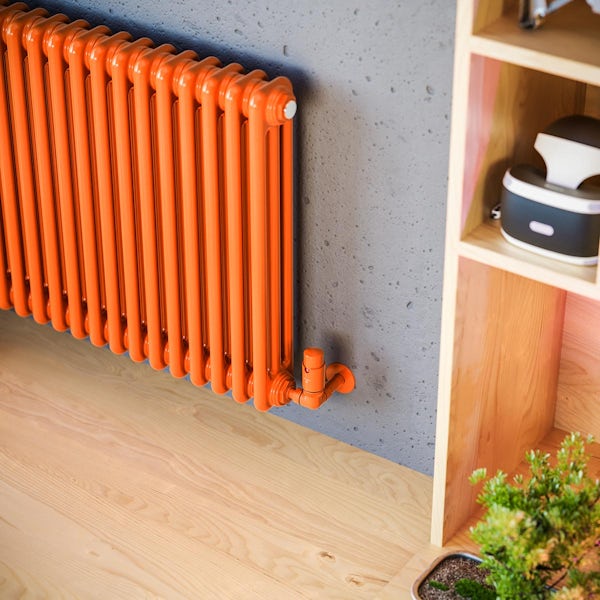 Terma Colorado 3 column horizontal radiator orange