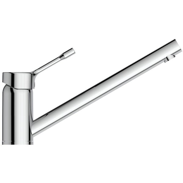 Ideal Standard Ceralook single lever low spout kitchen mixer tap in chrome
