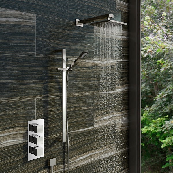 Mode Ellis storm complete bathroom suite with shower enclosure 1200 x 800