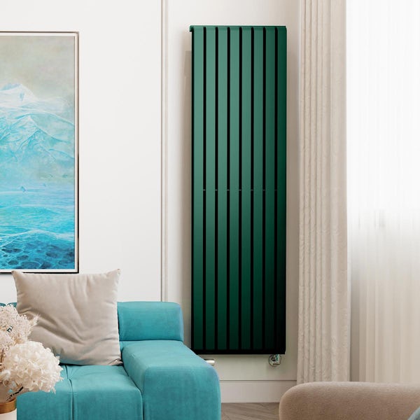 Terma Warp-Room vertical radiator matt green