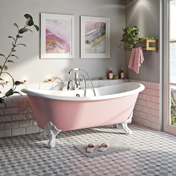 Artist Collection Lush Blush Light Pink cast iron bath
