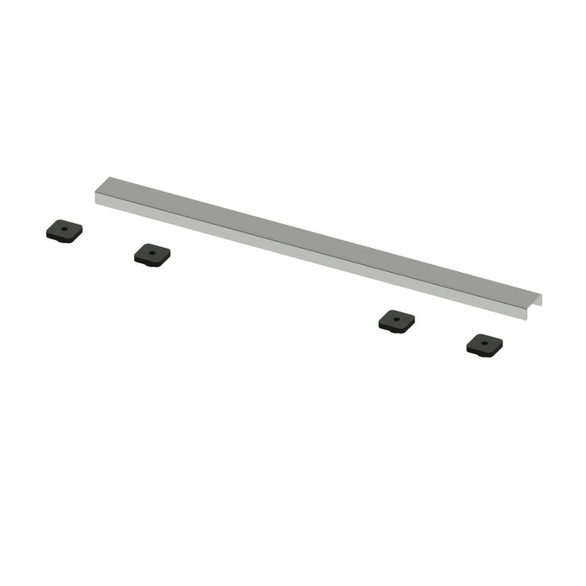 Orchard linear 600mm waste stainless steel cover plate