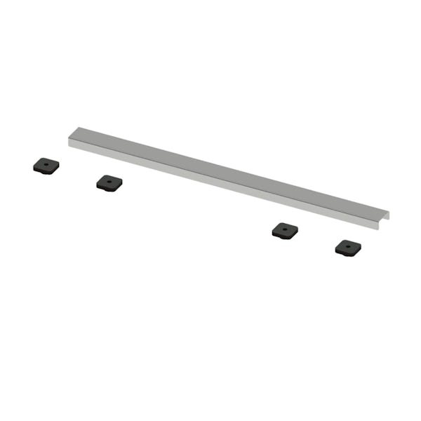 Orchard linear 600mm waste stainless steel cover plate
