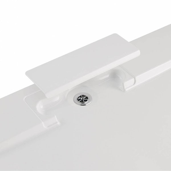 Designer Rectangular Stone Shower Tray & Riser Kit 1000 x 800