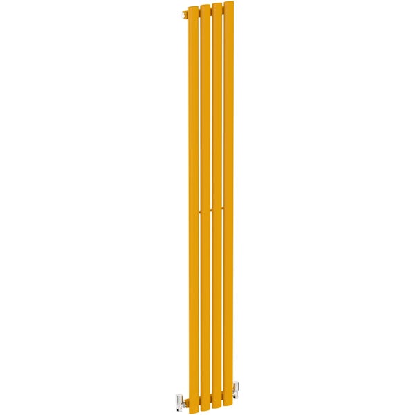 The Tap Factory Vibrance english mustard vertical panel radiator
