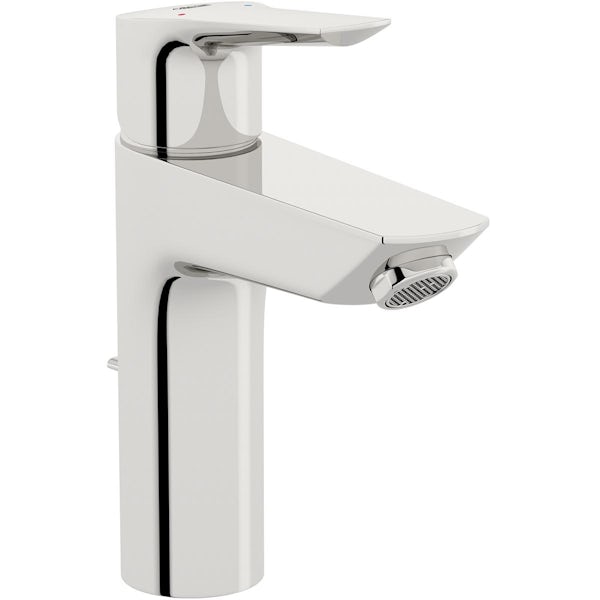 Grohe Quickfix Start single lever basin mixer tap M-size with pop up waste