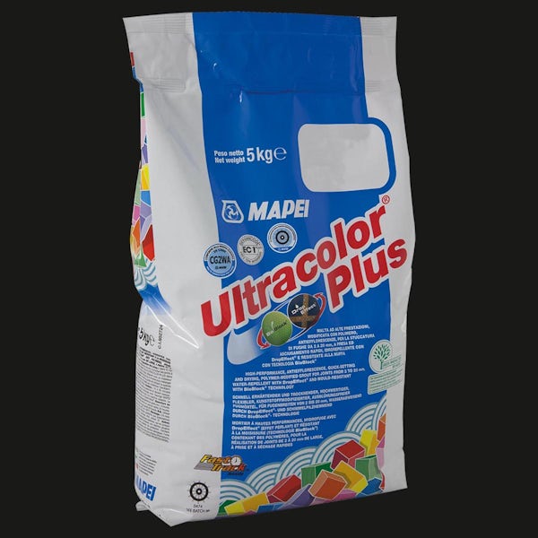Mapei Ultracolor Plus black wall and floor grout 5kg
