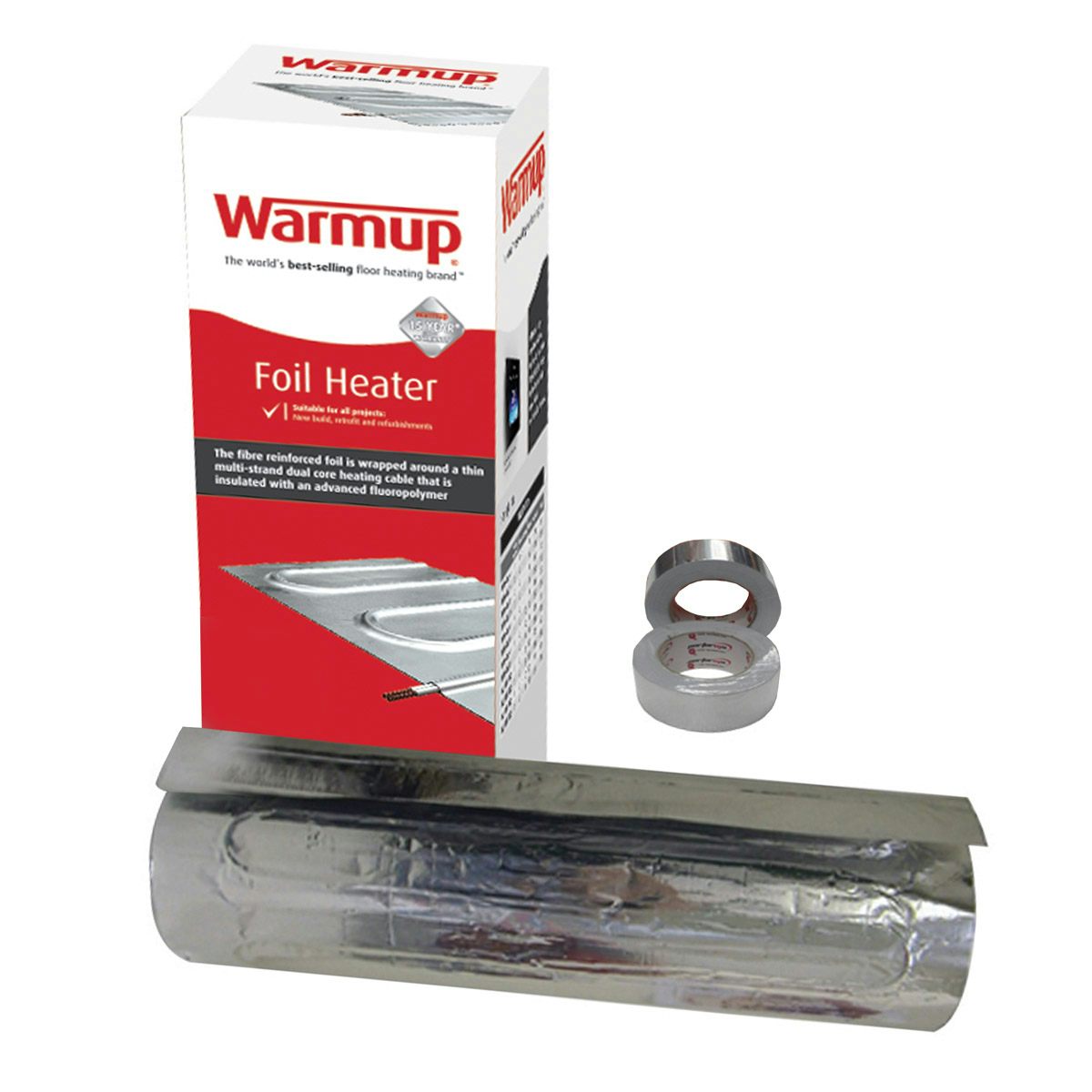 Warmup Foil heater underfloor heating system 140w 7m