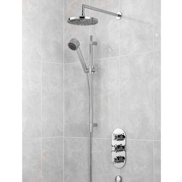 Mode Tate oval triple thermostatic shower valve