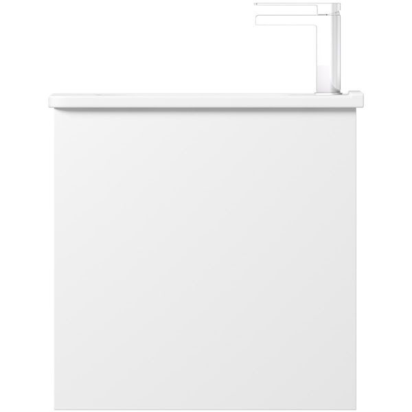 Mode Cooper white wall hung vanity unit and basin 800mm