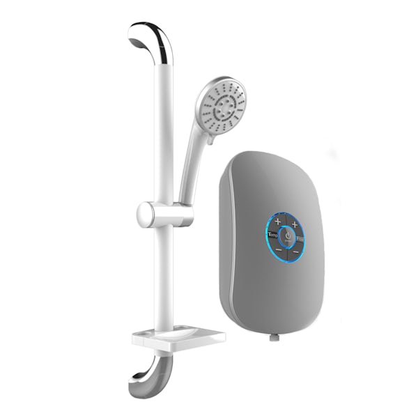 AKW iCare 9.5kw electric shower silver