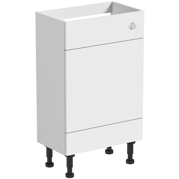 Mode Nouvel gloss white back to wall toilet unit 600mm