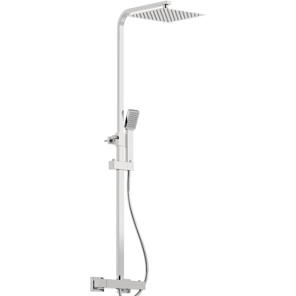 Orchard Eden complete left handed shower bath suite with taps, shower and wastes