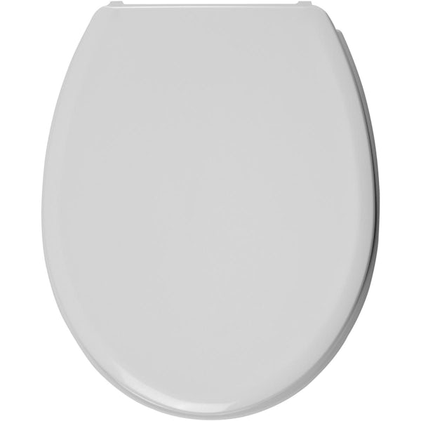 Macdee Wirquin Melody thermoset white toilet seat with Lock+