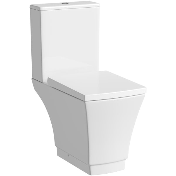 Mode Austin close coupled toilet and white vanity unit suite 600mm