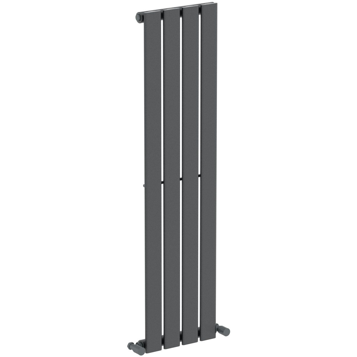 The Heating Co. Tate anthracite grey flat vertical radiator 1200 x 300