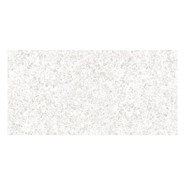 British Ceramic Tile Conglomerate white satin wall tile 248mm x 498mm
