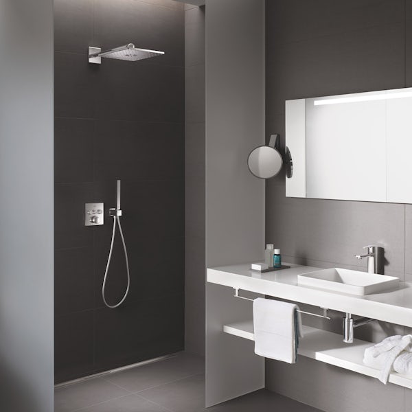 Grohe Grohtherm SmartControl square Perfect Shower set