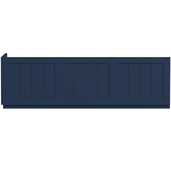 Orchard Dulwich matt navy wooden bath panel pack