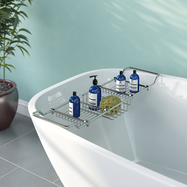 Accents contemporary extendable bath caddy