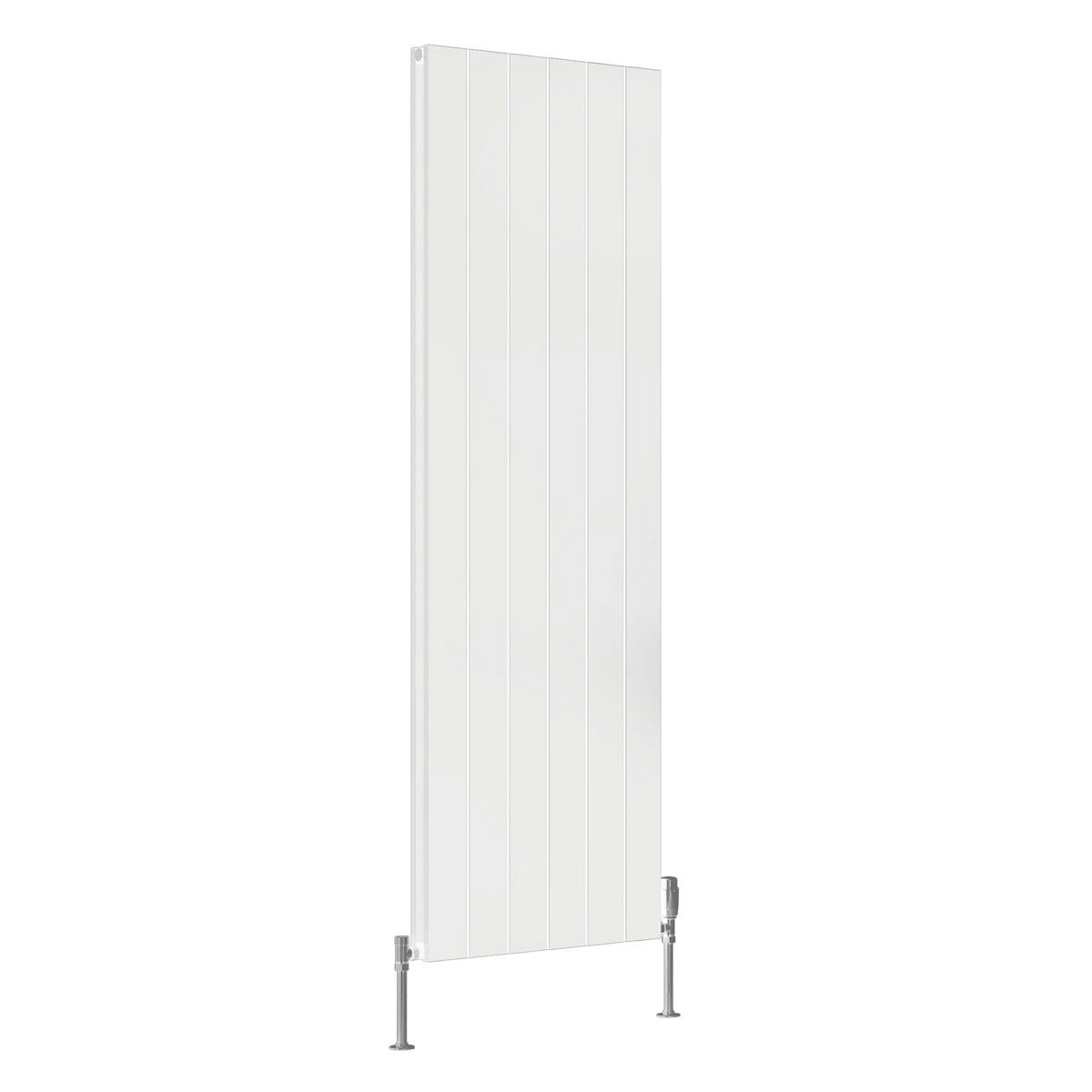 Reina Casina white double vertical aluminium designer radiator 1800 x 565
