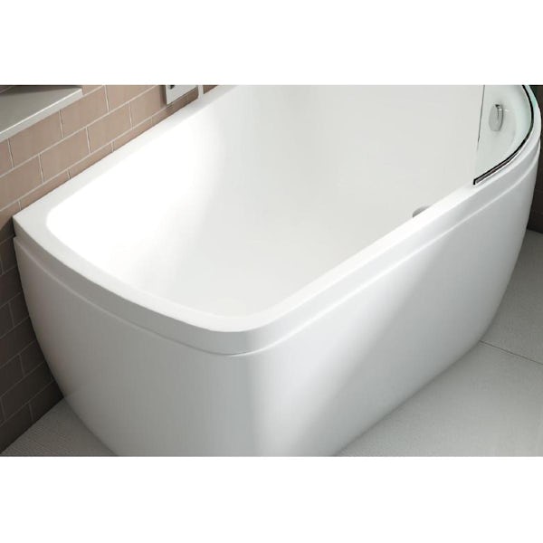 Carron Profile acrylic left handed shower bath front panel 1500mm