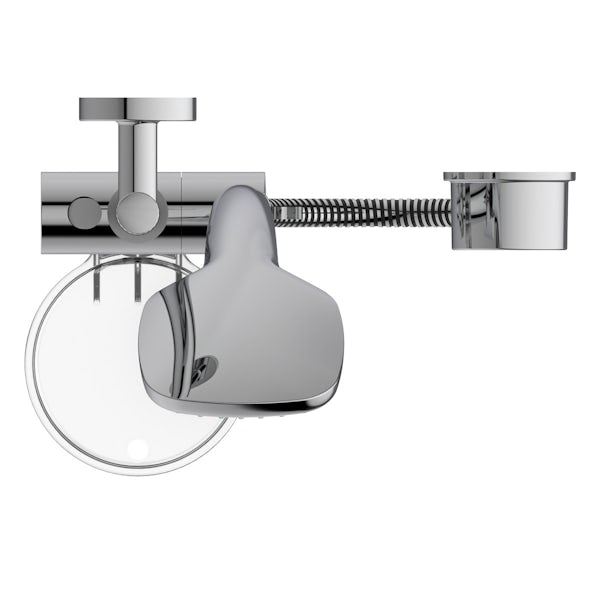Ideal Standard Concept Freedom square concealed thermostatic mixer shower with slider rail