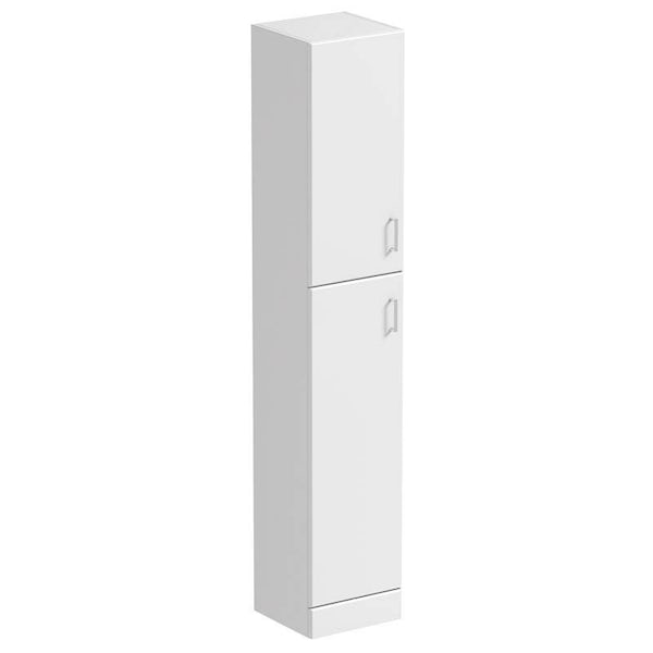 Sienna White Tall Wall Cabinet 330