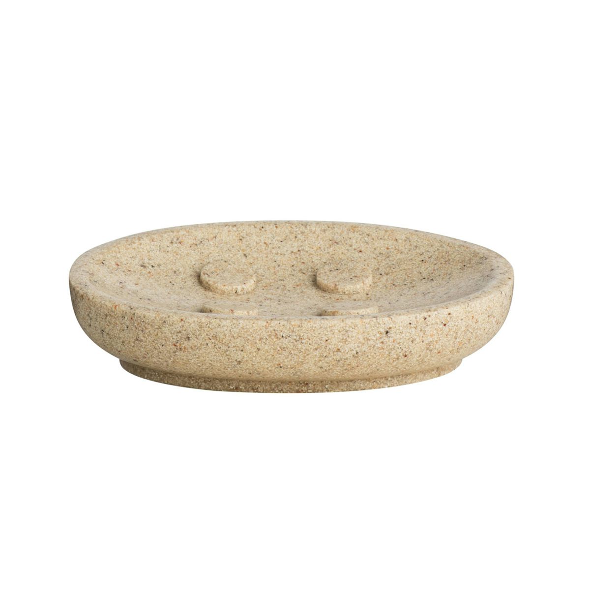 Accents Mineral Stone effect resin soap dish