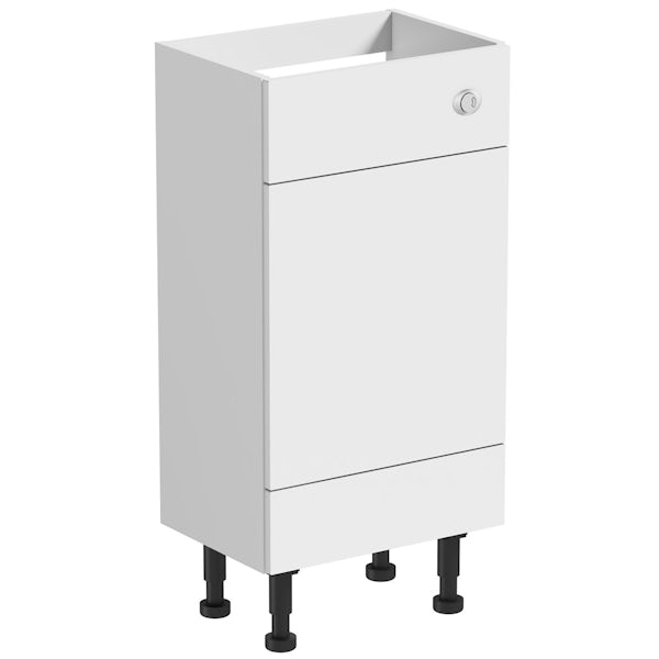 Mode Nouvel gloss white back to wall toilet unit 500mm