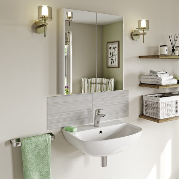 Kineduo independent living left handed complete shower bath suite 1700 x 750