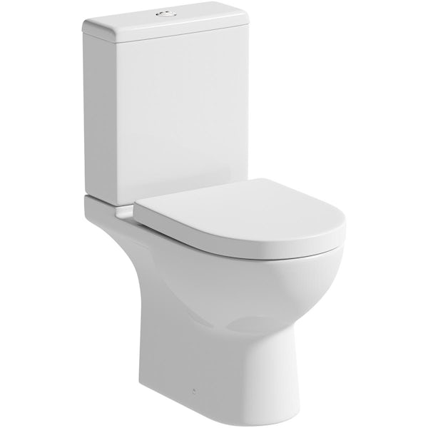 Orchard Tay rimless coupled toilet and soft close seat